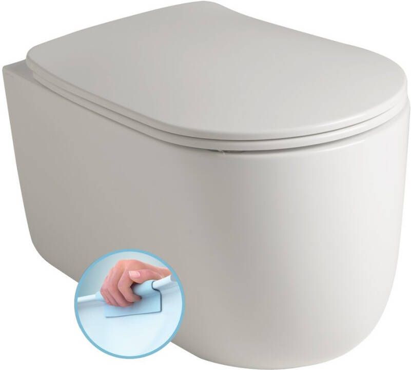 Kerasan Nolita rimless Hangtoilet NORIM 35x35x55cm