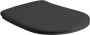 Kerasan Nolita Slim Soft close toiletzitting duroplastic mat zwart - Thumbnail 1
