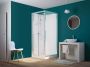 Kinedo Eden complete douchecabine vierkant 18 cm douchebak 80x80 chroom - Thumbnail 1