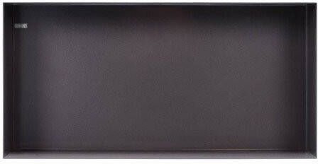 LOOOX Colour Box RVS op- en inbouw niskast 600x300mm antraciet CBOX60A - Foto 3