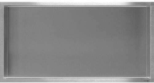 LOOOX Box RVS inbouw niskast. Afmeting: 600x300mm. Kleur RVS.