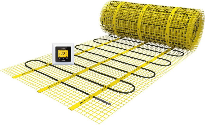 Magnum Mat elektrische vloerverwarming set 1050 watt 7.0 m2 met WiFi thermostaat wit 201405 - Foto 4