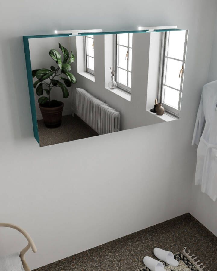 Mondiaz CUBB Spiegelkast 120x70x16cm 2 deuren smag NV76341812