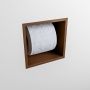 Mondiaz Easy Toiletrolhouder CUBE 160 solid surface 16x16cm kleur Rust. Geschikt voor op en inbouw. - Thumbnail 2