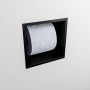 Mondiaz Easy Toiletrolhouder CUBE 160 solid surface 16x16cm kleur Urban. Geschikt voor op en inbouw. - Thumbnail 2
