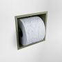 Mondiaz Easy Toiletrolhouder CUBE 160 solid surface 16x8 6cm kleur Army. Geschikt voor op en inbouw. - Thumbnail 2