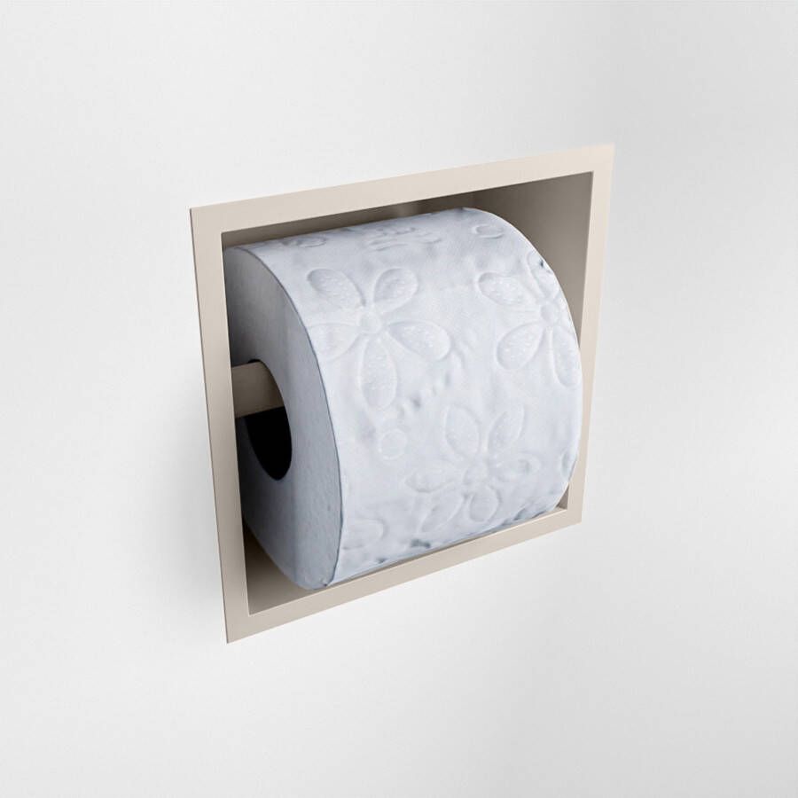 Mondiaz Easy Cube 160 toiletrolhouder 16x9 linen