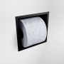 Mondiaz Easy Toiletrolhouder CUBE 160 solid surface 16x8 6cm kleur Urban. Geschikt voor op en inbouw. - Thumbnail 2