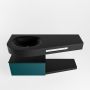 Mondiaz RIVA badmeubelsets 120x50x30cm 1 lade MDF Smag mat push to open 1 kraangat 1 wasbak links Urban solid surface RIVA10287 - Thumbnail 2