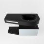 Mondiaz RIVA badmeubelsets 100x50x30cm 1 lade MDF Clay mat push to open 0 kraangaten 1 wasbak rechts Urban solid surface RIVA10210 - Thumbnail 2