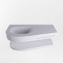 Mondiaz RIVA badmeubelsets 100x50x5.8cm 0 lades Cale mat 1 kraangat 1 wasbak links Cale solid surface RIVA-D10051 - Thumbnail 3