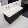 Mondiaz VICA Badkamermeubelset 120cm 2 lades wasbak Moon dubbel 0 kraangaten solid surface urban PC75341478 - Thumbnail 2