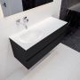 Mondiaz VICA Badkamermeubelset 120cm 2 lades wasbak Moon links 0 kraangaten solid surface urban PC75341476 - Thumbnail 2