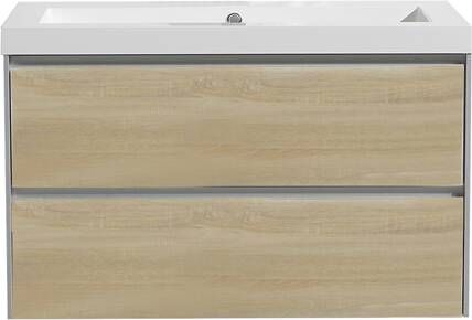 Neuer badkamermeubel PL set 80x50 light wood