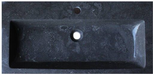 Neuer Compact Stone natuurstenen wastafel met één kraangat 100