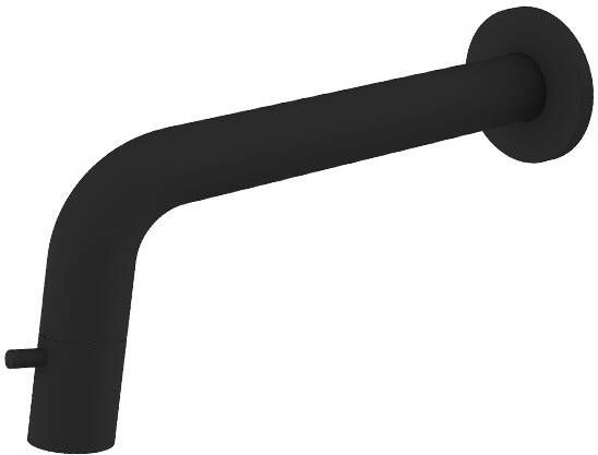 Neuer inbouw fonteinkraan rond inkortbaar mat zwart