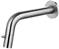 Neuer inbouw fonteinkraan rond inkortbaar RVS