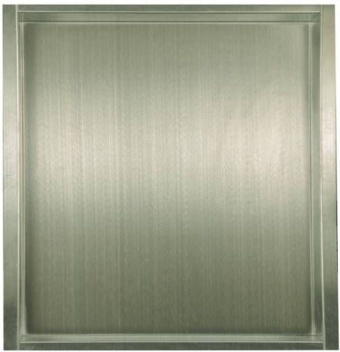 Neuer inbouwnis 30x30x7 RVS