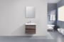 Neuer Infinity badkamermeubel Trendline wastafel zonder kraangat 60 century oak - Thumbnail 1