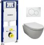 Neuer Leeds UP320 toiletset rimfree met softclose zitting 54 cm wit - Thumbnail 1