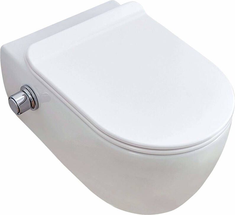 Boss & Wessing Wandcloset BWS Freedom Glans Wit (Exclusief zitting) - Foto 2