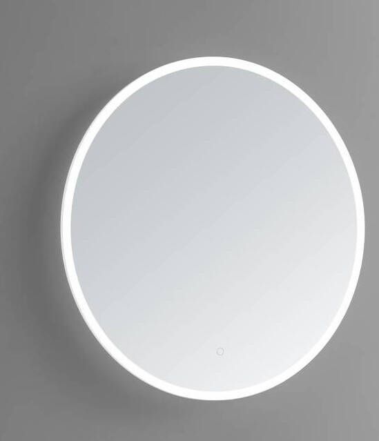 Neuer ronde spiegel met verlichting en spiegelverwarming 100