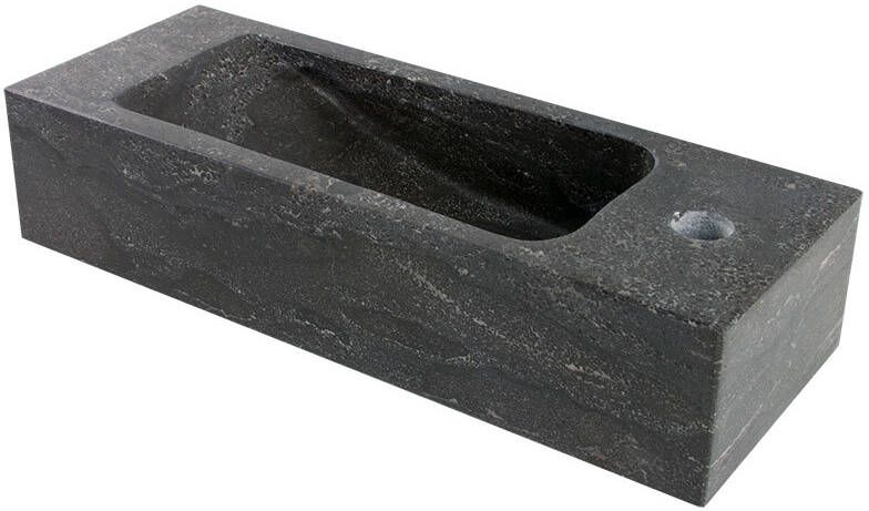 Neuer Slim natuurstenen fontein kraangat rechts 45x17