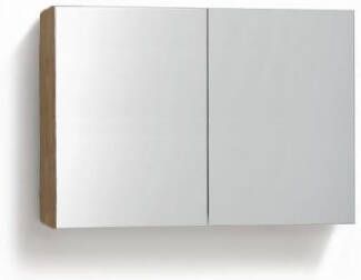 Neuer Spiegelkast eiken 120x70 cm wood