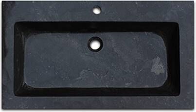 Neuer Trend Stone natuurstenen wastafel met kraangat 80