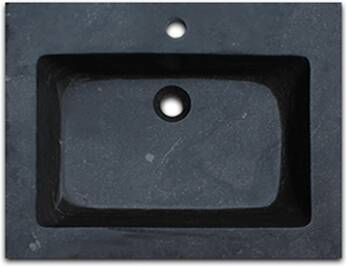 Neuer Trend Stone natuurstenen wastafel zonder kraangat 60