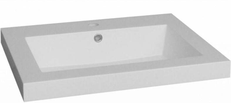 Neuer Trendline wastafel zonder kraangat 60 wit