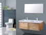Neuer Vision badkamermeubel met Trendline wastafel 120 wood eiken - Thumbnail 1