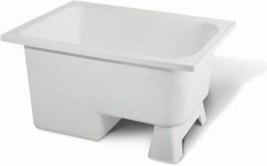 Xellanz Zitbad Vrijstaand Marinella Rechthoek 65x105x52cm Polypropyleen Mat Wit - Foto 5