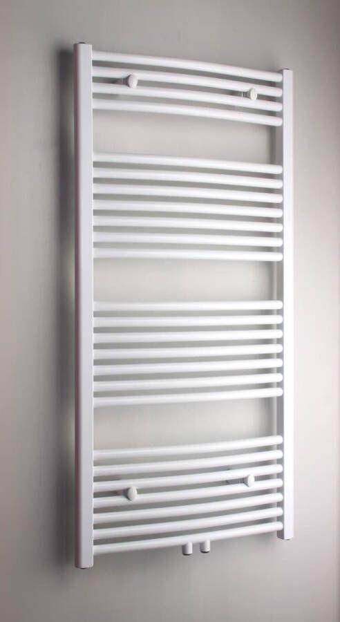 Royal Plaza Sorbus g radiator 60x120 n25 490w gebogen met midden aansluiting wit 57448