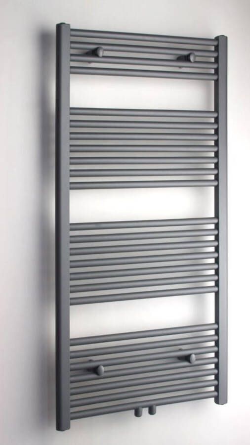 Royal Plaza Sorbus r radiator 40x180cm n41 696w recht middenaansl. grijs metallic 79806 - Foto 2