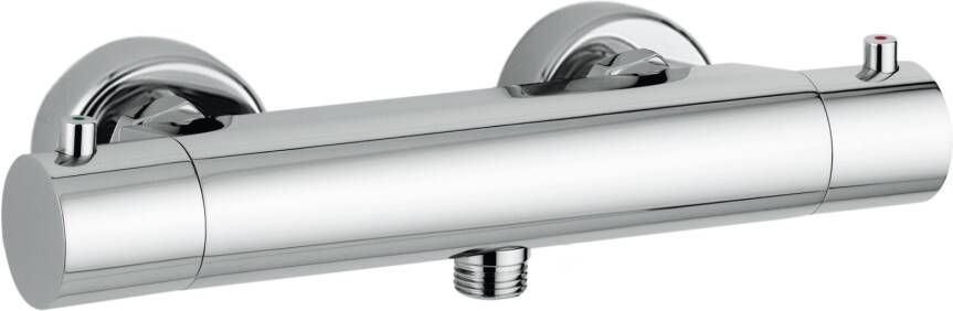 Novara Be Sure Two douchethermostaat 15 cm. safetouch chroom