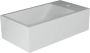 Ink Fontein Contra Rechthoek Rechts 40x22x10cm Polystone Cilinder Glans Wit 1 Kraangat - Thumbnail 3