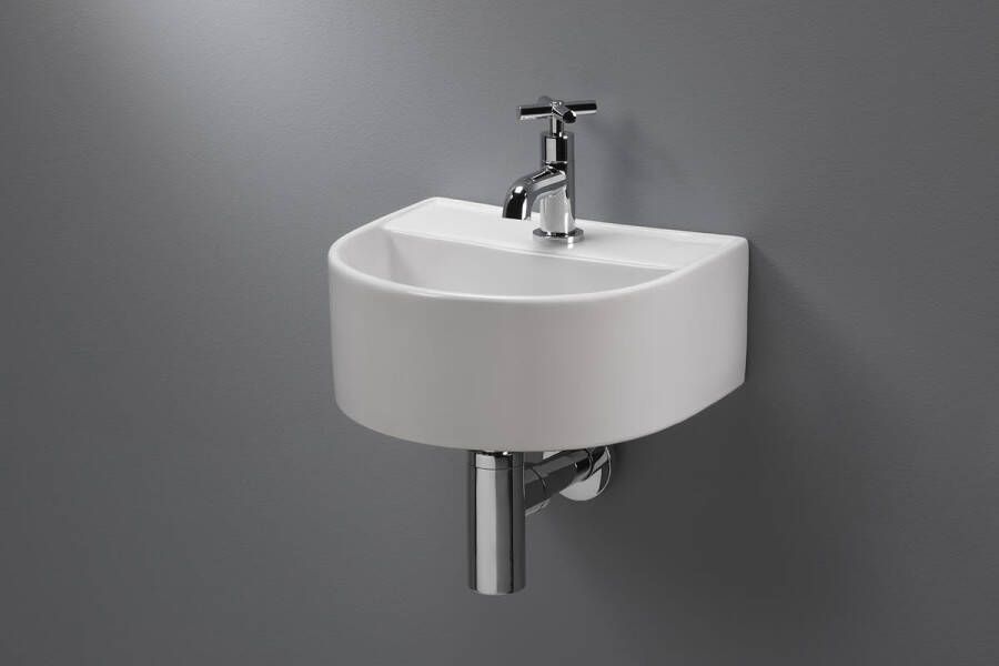 Royal Plaza Capella fontein 32x28 5x13 cm halfrond wit 19555