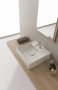 Novara Legato wastafel Dun keramiek met overloop 46x46x14 5 - Thumbnail 1