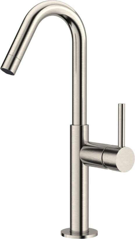 Royal Plaza Seto wastafelkraan met hoge uitloop brushed 97638