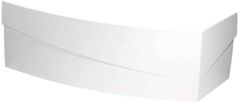 Polysan Evia links 170 hoek voorzetpaneel ABS- acryl wit