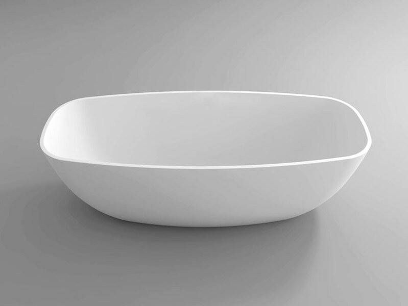 Polysan Vrijstaand Ligbad Ipanema 168x72x49 cm Cast Marble Wit