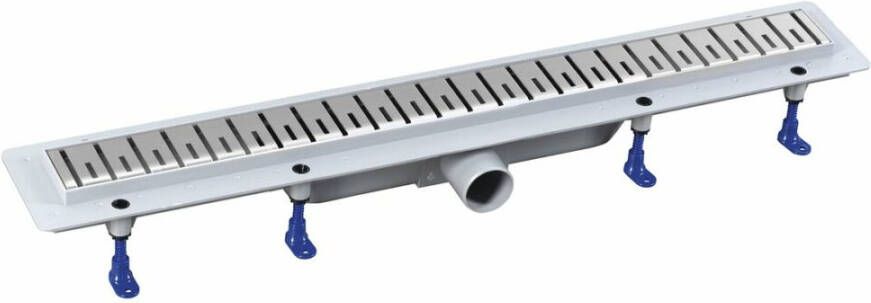 Polysan Klaver douchegoot met rvs rooster 81x12 2x6 5 cm