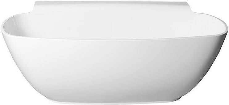 Sapho Vrijstaand Bad Nigra Gegoten Marmer 158x80x59 cm Wit