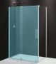 Sapho Polysan Rolls Line zijwand glasplaat 100x200 chroom - Thumbnail 1