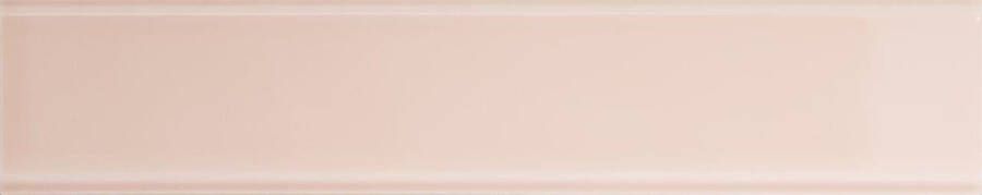Quintessenza TINTE rechthoekige tegel 5x25 Rosa Lucido