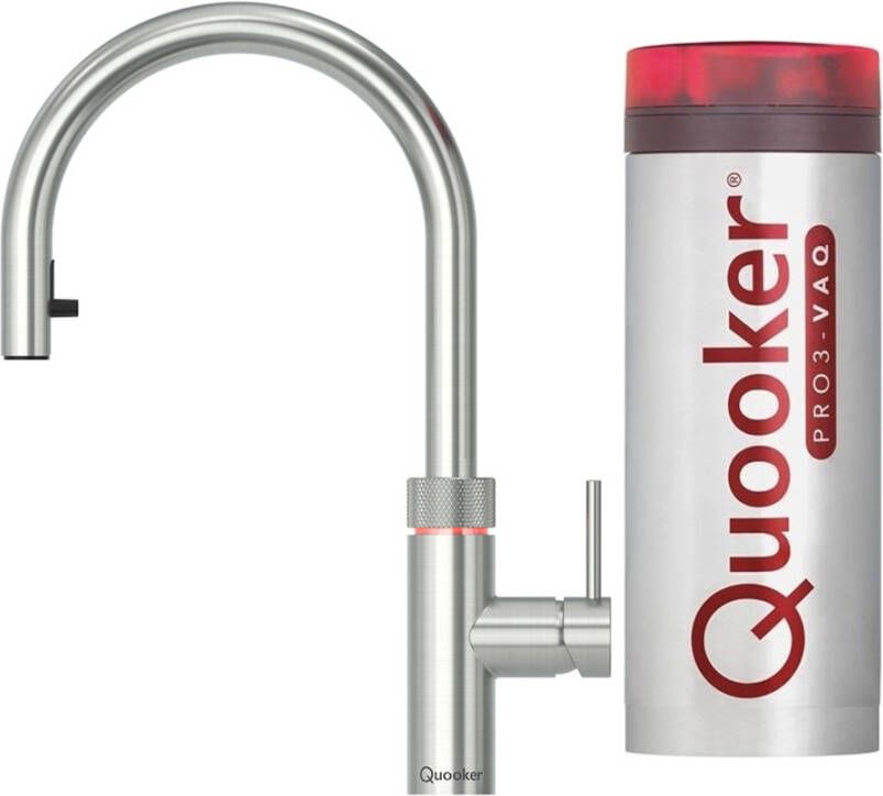 Quooker Flex kokend waterkraan met PRO3 boiler RVS