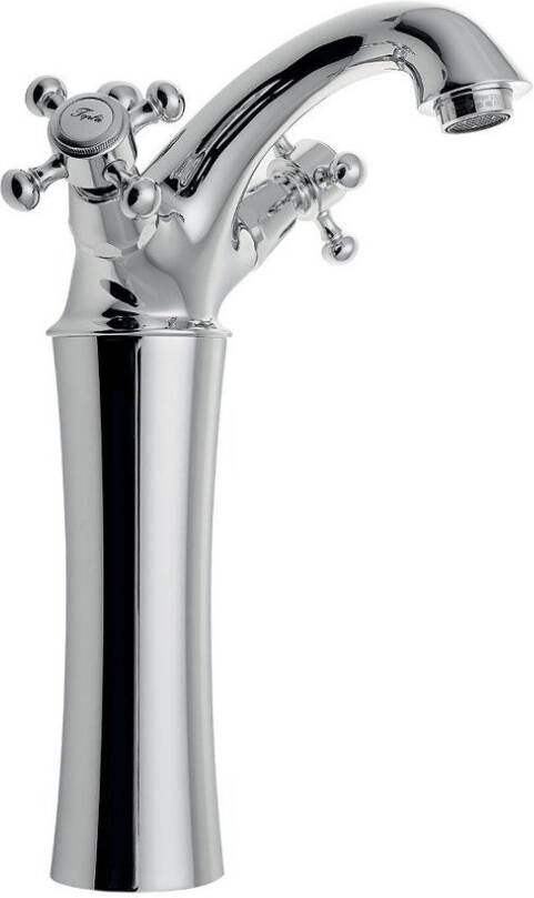 Reitano Rubinetteria Reitano Antea wastafelmengkraan 25.5 cm chroom inclusief pop-up waste