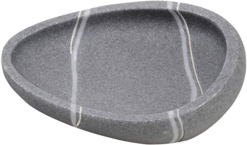 Sapho Zeephouder Little Rock Vrijstaand 12.5x9x3.5 cm Polyresin Grijs