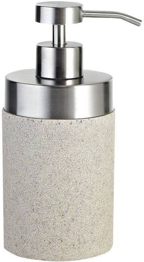 Sapho Zeepdispenser Stone Vrijstaand 300 ML Polyresin Beige